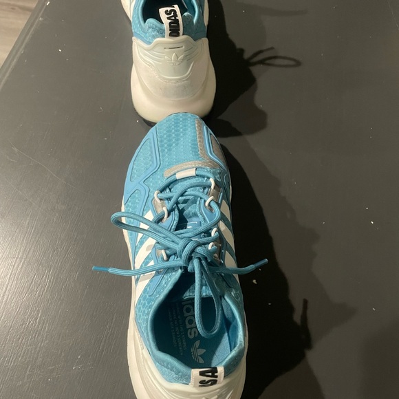 Adidas Womens ZX 2K Boost G58089 Blue running shoe sneakers size women’s 8 - Picture 4 of 4